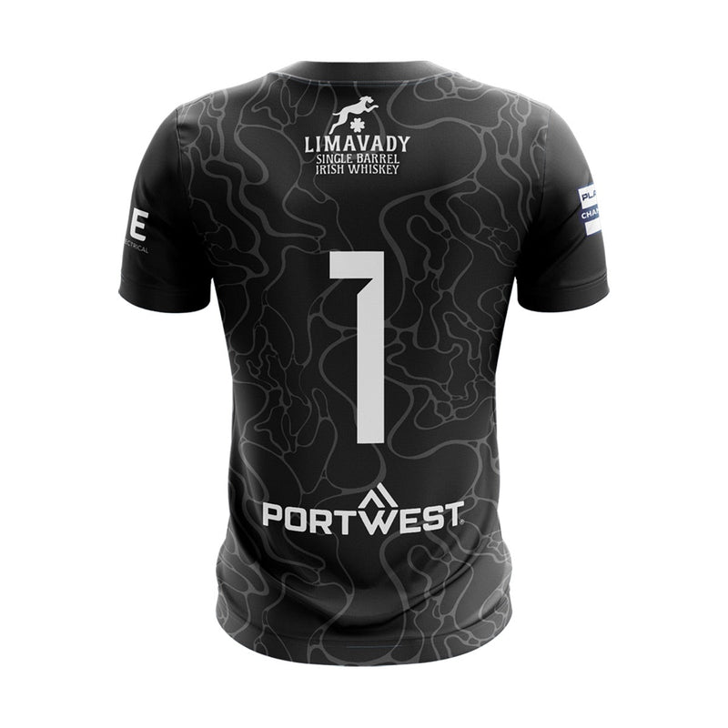 Load image into Gallery viewer, Limavady United FC Pro Jersey (GK Black) - Adults
