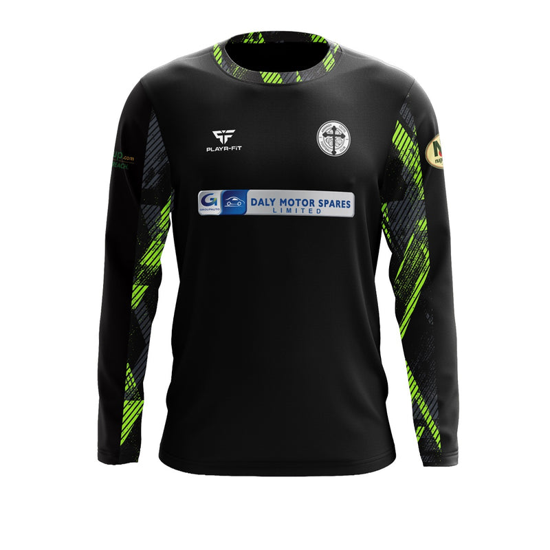 Load image into Gallery viewer, Armagh Celtic Jersey (Long Sleeve) GK (Black) - Adults
