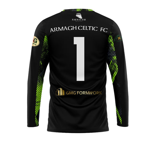 Armagh Celtic Jersey (Long Sleeve) GK (Black) - Adults