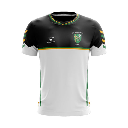 St Barnabas GFC NY Jersey Retro (White/Black) - Adults