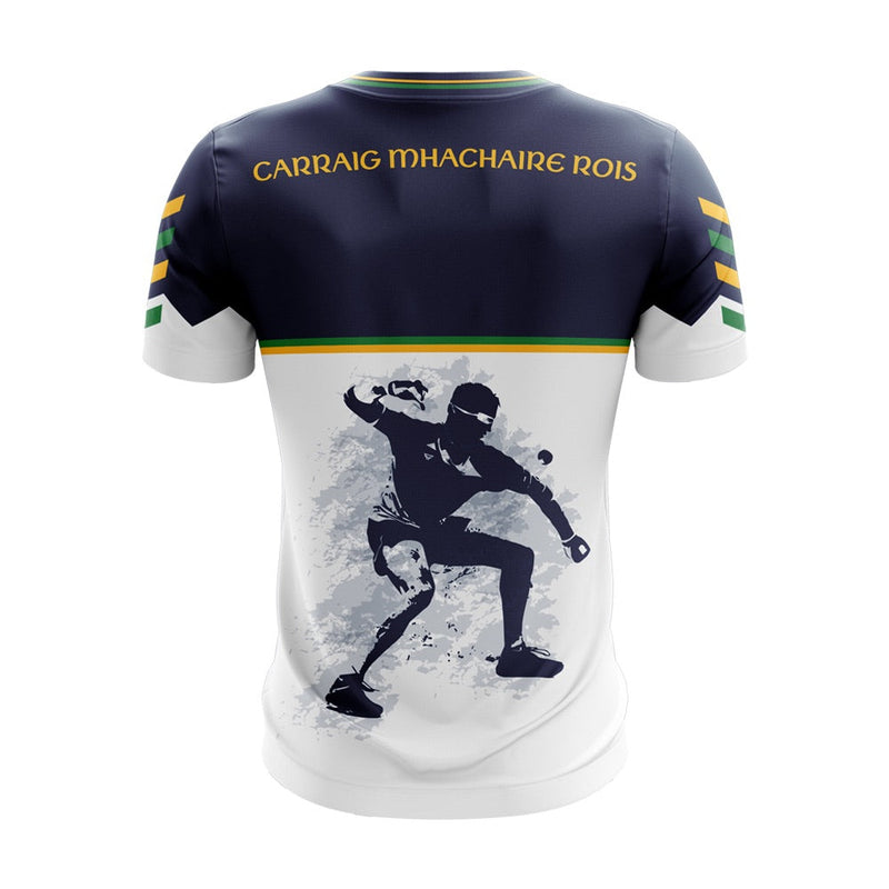 Load image into Gallery viewer, Carrickmacross Emmets Handball Jersey Retro (White/Navy) - Adults

