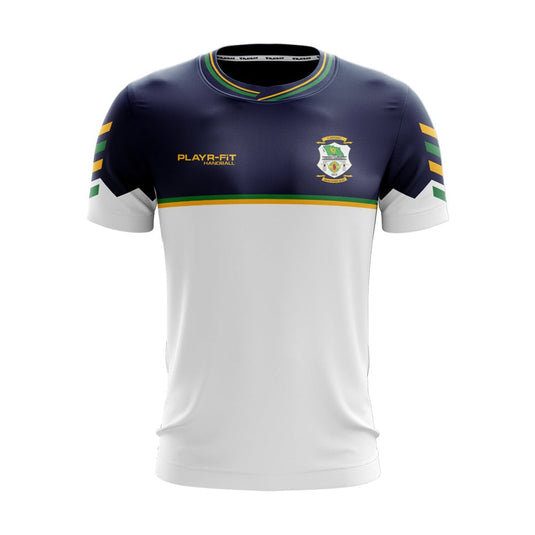Carrickmacross Emmets Handball Jersey Retro (White/Navy) - Adults
