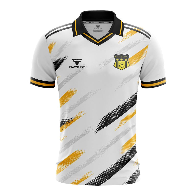 Load image into Gallery viewer, Rathnure United FC Jersey V-Neck (White) - Kids
