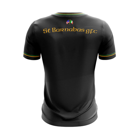 St Barnabas GFC NY Jersey Seniors Outfield (Black) - Adults