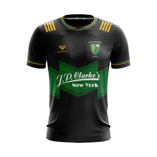 St Barnabas GFC NY Jersey Seniors Outfield (Black) - Adults