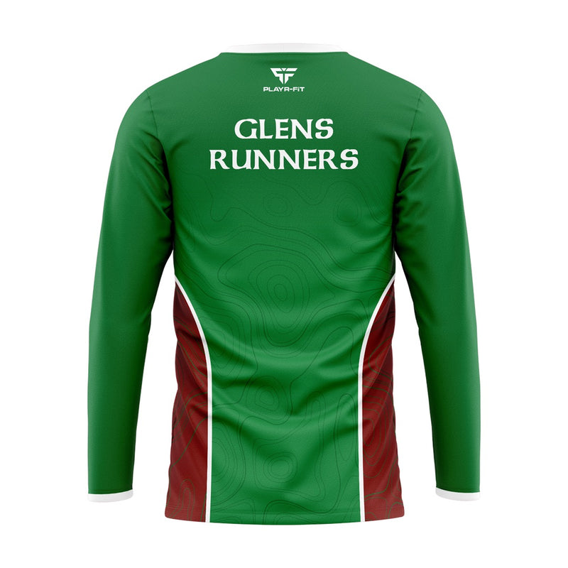 Load image into Gallery viewer, Glens Runners Running Jersey (Long Sleeve Light Mesh) - Adults
