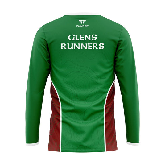 Glens Runners Running Jersey (Long Sleeve Light Mesh) - Adults