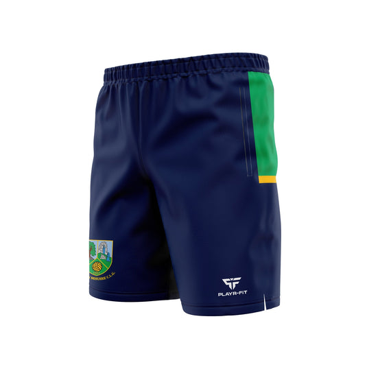 Clann Mhuire CLG Leisure Shorts Green Panel - Adults