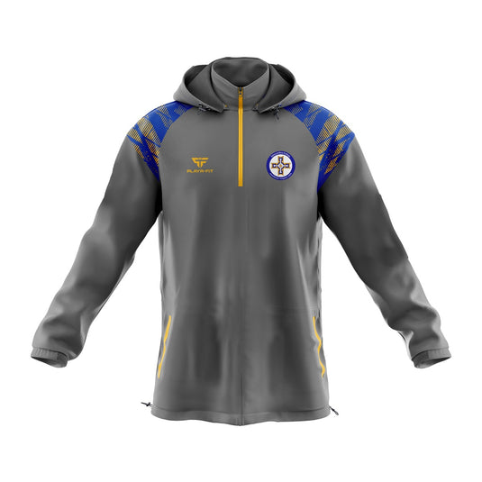ERC Glengormley Staff Light Rain Jacket Grey - Adults