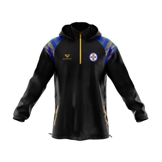 ERC Glengormley Staff Light Rain Jacket Black - Adults