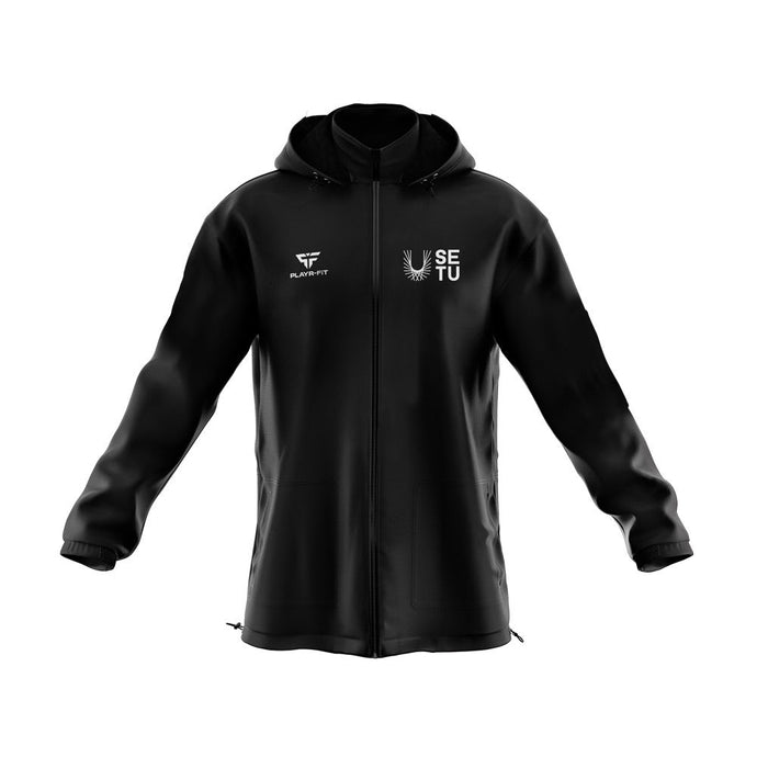 SETU BSCBM Football Light Rain Jacket (Black) - Adults