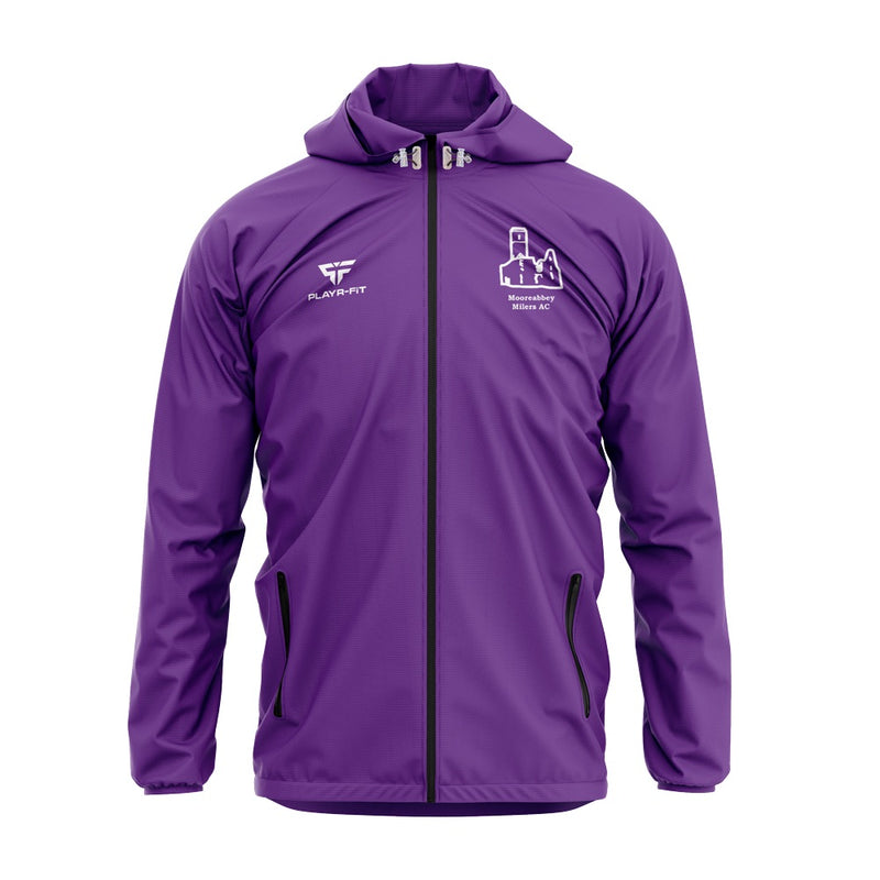 Load image into Gallery viewer, Mooreabbey Milers AC Sublimated Light Rain Jacket - Kids
