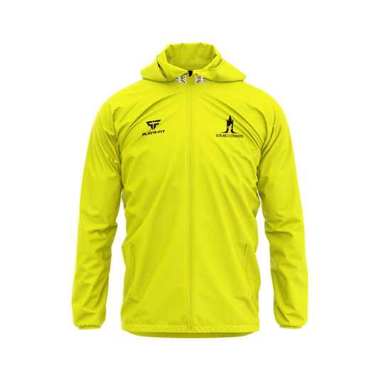Scrabo Striders Sublimated Rain Jacket (Lumo Yellow) - Adults