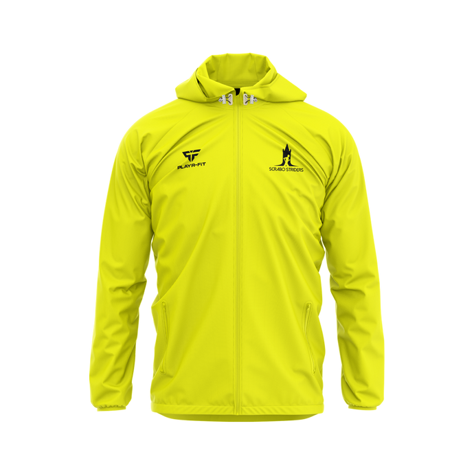 Scrabo Striders Running Jacket Lumo Yellow - Kids