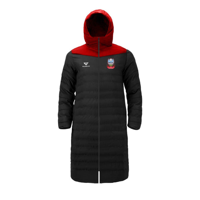 Annaghminnon Rovers Long Padded Jacket (Above Knee) - Adults