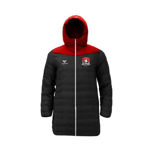 Ballybrakes FC Long Padded Jacket (Above Knee) - Adults