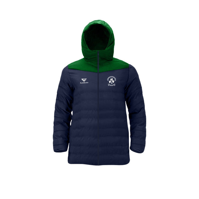 Newry Shamrocks GAC Long Padded Jacket (Above Knee) - Adults