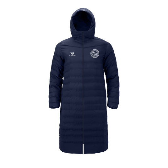 Churchill United FC Long Padded Jacket (Below Knee) - Adults