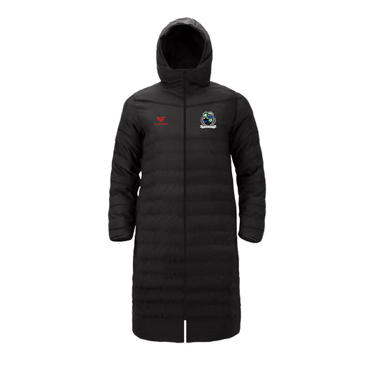 Dundrum United FC Long Padded Jacket (Above Knee) - Adults