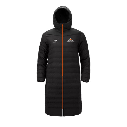 Flying Machines Running Club Long Padded Jacket (Below Knee) - Adults