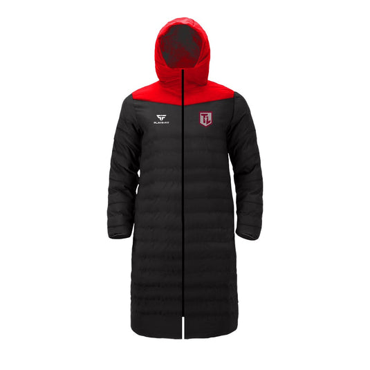 Larne Swimming Club Long Padded Jacket (Below Knee) Fleece Lined - Adults