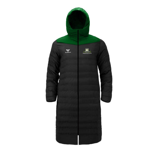 Monaghan Harps CLG Long Padded Jacket (Below Knee) - Adults