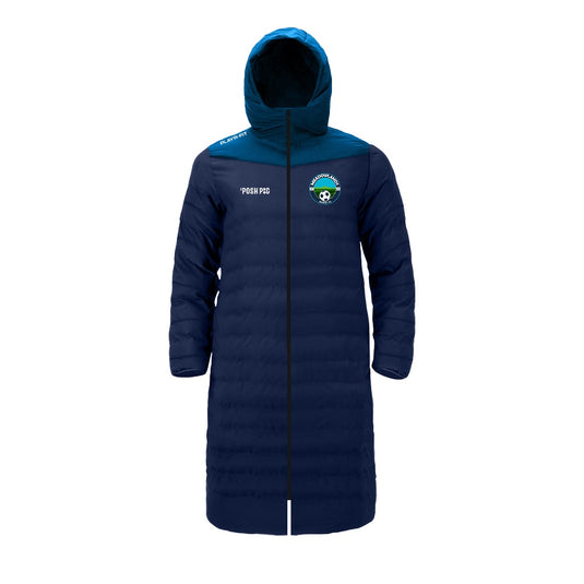 Meadowlands Newry FC Long Padded Jacket (Below Knee) - Adults