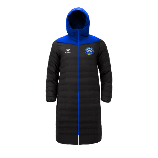 Burnfoot United FC Long Padded Jacket (Below Knee) - Adults