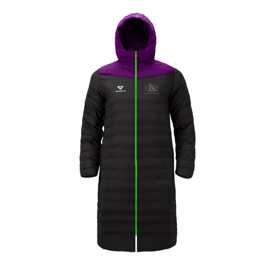 Aura Swimming Club Dundalk Long Padded Jacket (Below Knee) - Adults
