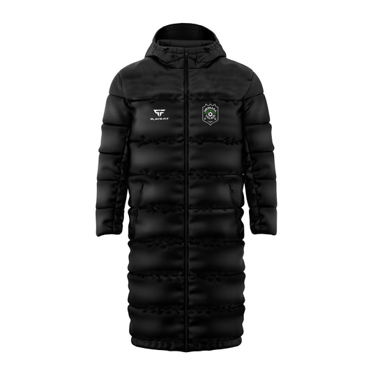 Dromara Village FC Long Padded Jacket (Below Knee) - Adults