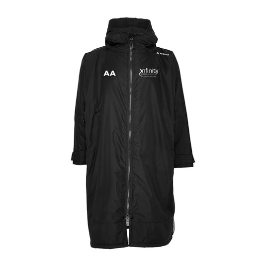 Infinity Channel Swimming Long Padded Jacket (Above Knee) Fleece Lined  - Adults