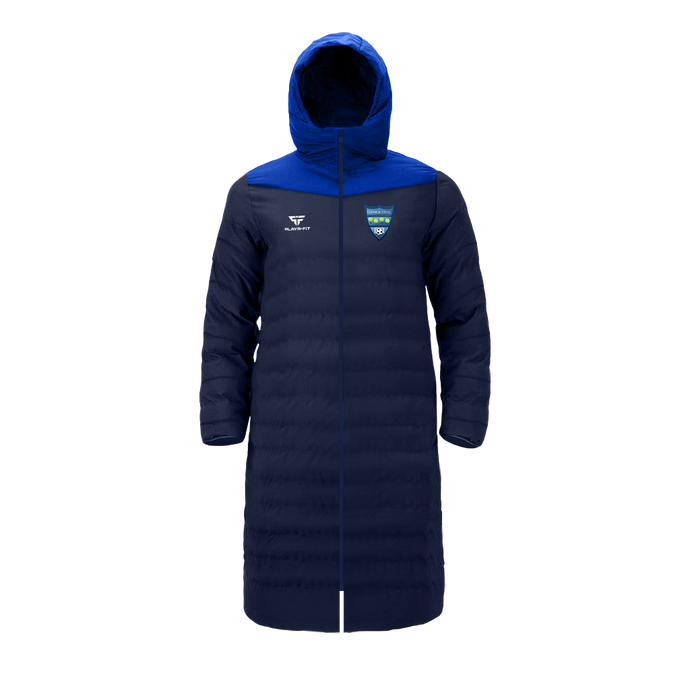 Glenmuir United FC Long Padded Jacket (Above Knee) - Adults