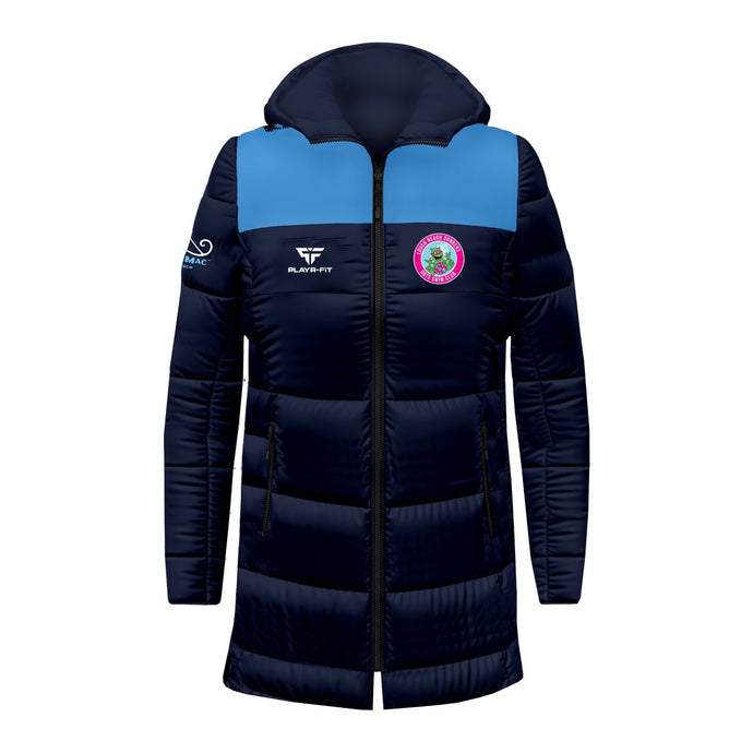 Lough Neagh Monster Dunkers Long Padded Jacket (Above Knee) Fleece Lined - Kids