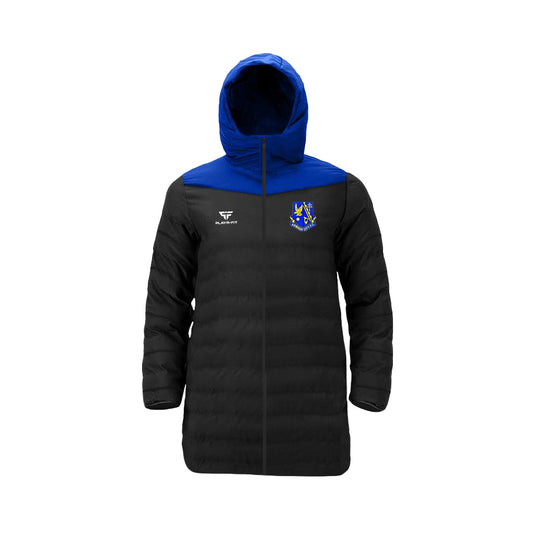 Armagh City FC Ladies Long Padded Jacket (Above Knee) - Adults