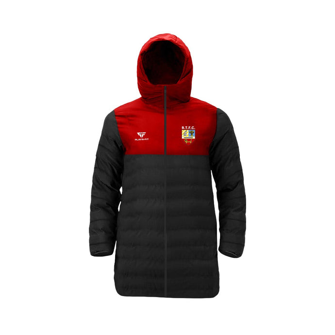 Banbridge Town FC Long Padded Jacket (Above Knee) - Adults