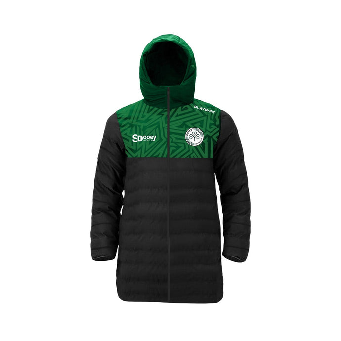 Dunloy FC Long Padded Jacket (Above Knee) - Kids