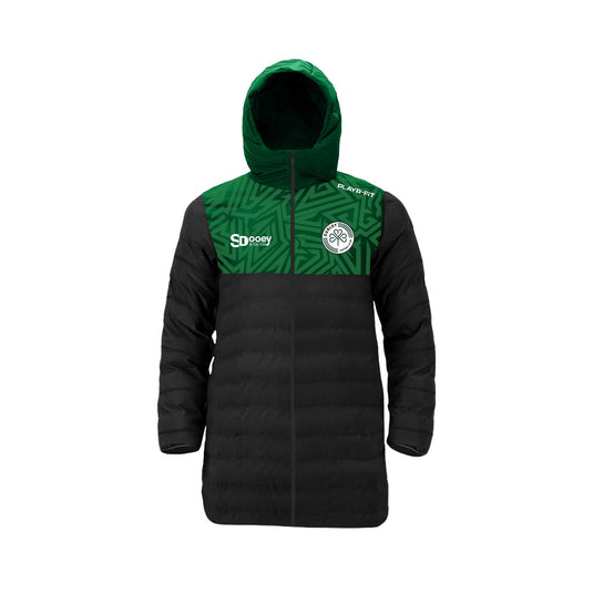 Dunloy FC Long Padded Jacket (Above Knee) - Kids