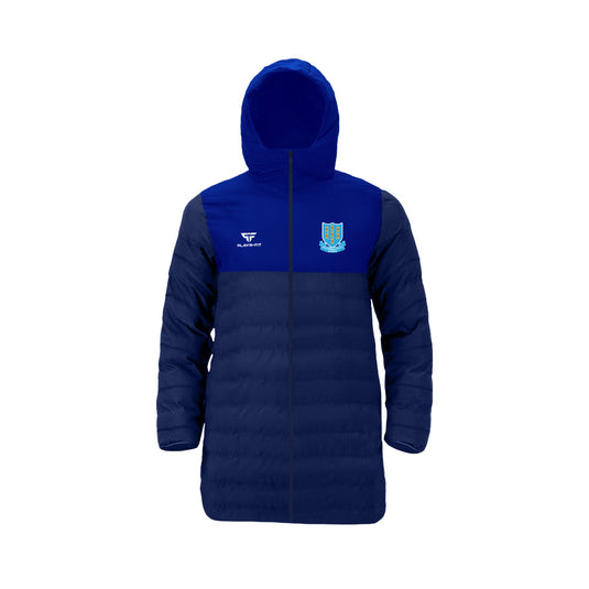 Ballymena United FC Womens Long Padded Jacket (Above Knee) - Adults