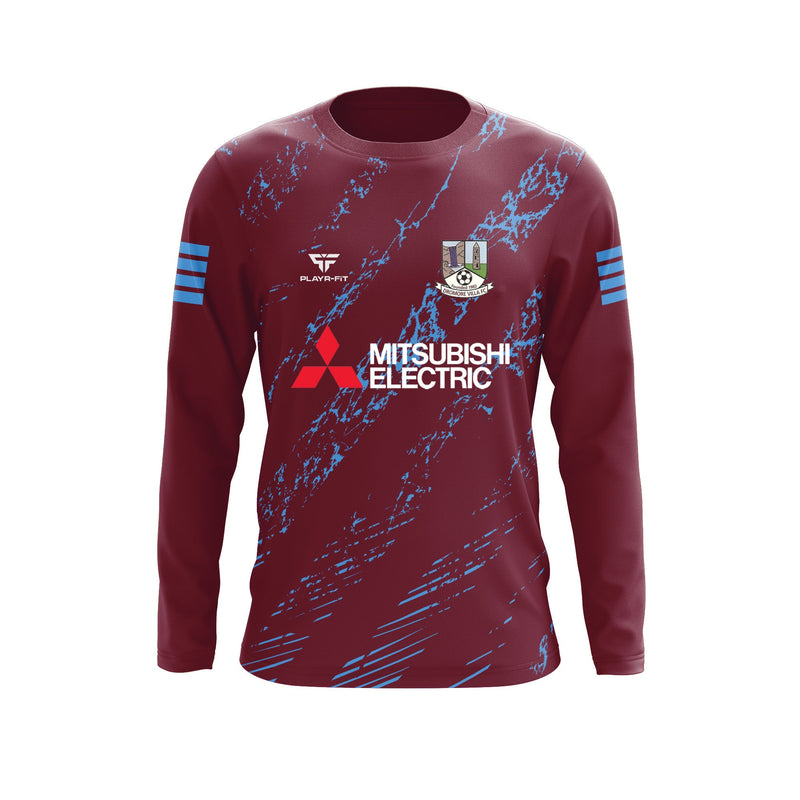 Load image into Gallery viewer, Dromore Villa FC Jersey (Long Sleeve) E35 - Kids
