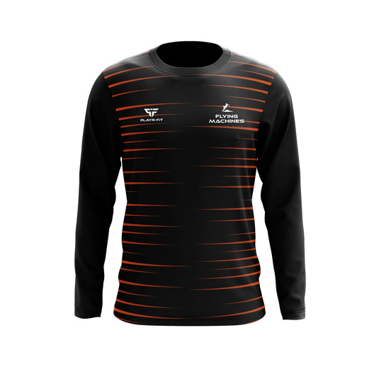 Flying Machines Running Club Jersey (Long Sleeve) (A33) - Kids