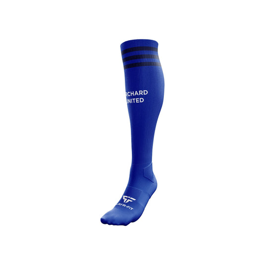 Orchard United FC Long Socks Home (Blue) - Kids