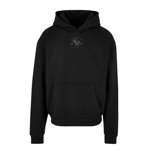 Fighting Fit Oversized Hoodie Black - Adults