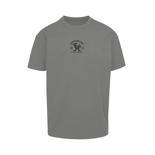 Fighting Fit Oversized T-Shirt Grey - Adults