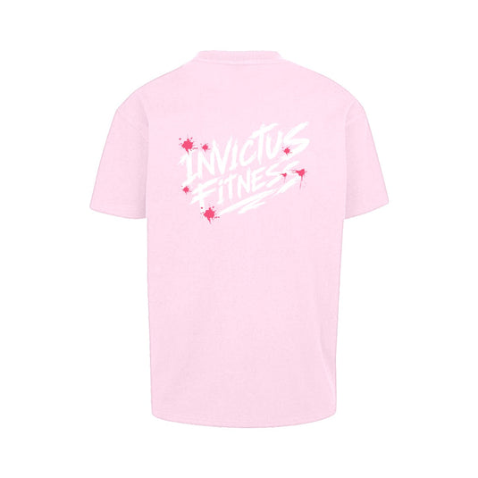 Invictus Fitness Oversized T-Shirt  (Pink) - Adults