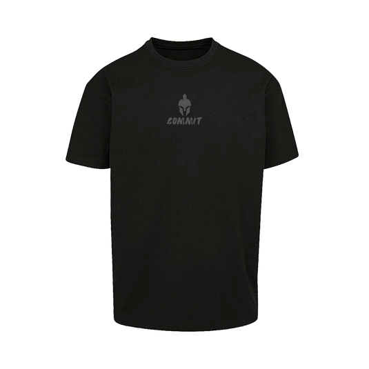 Commit Gym Mens Oversized T-Shirt Black - Adults