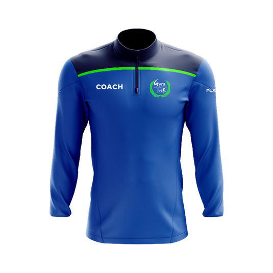 Gym Trix Gymnastics Coaches Midlayer (1/4 Zip) Spirit Royal Blue/Dark Navy - Adults