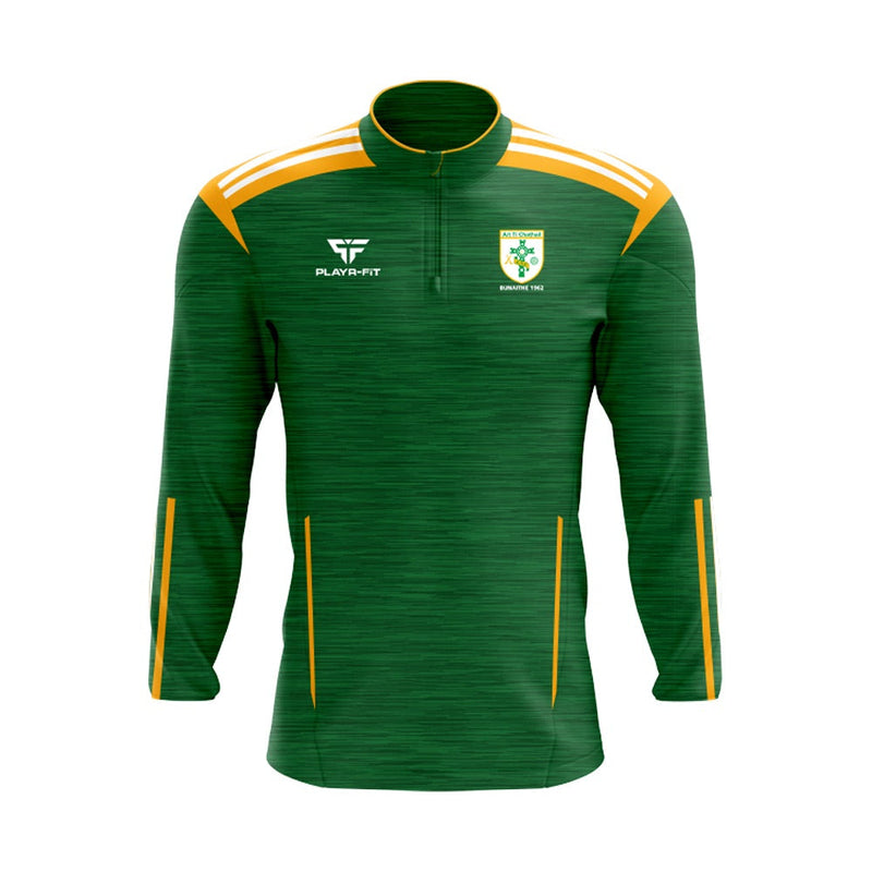 Load image into Gallery viewer, Atticall GAC Midlayer (1/4 Zip) Adroit (Green/YellowGold) - Adults
