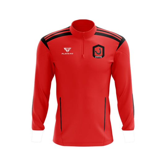 Keelnameela LGFA Midlayer (1/4 Zip) Adroit (Red/Black) - Kids