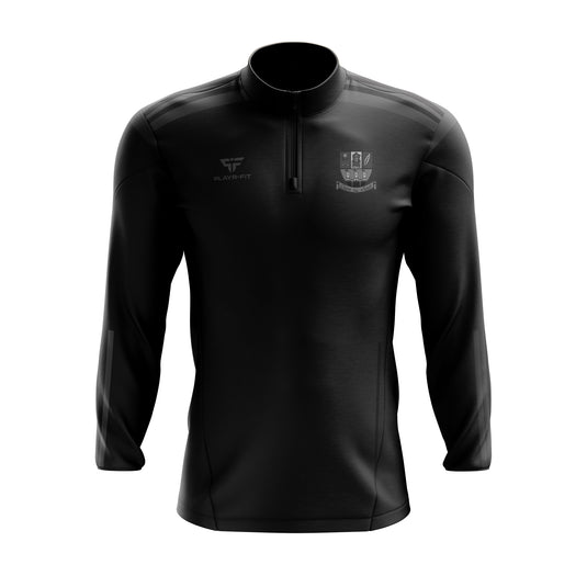 Clann na nGael Athboy Midlayer (1/4 Zip) Adroit Black Tonal - Kids