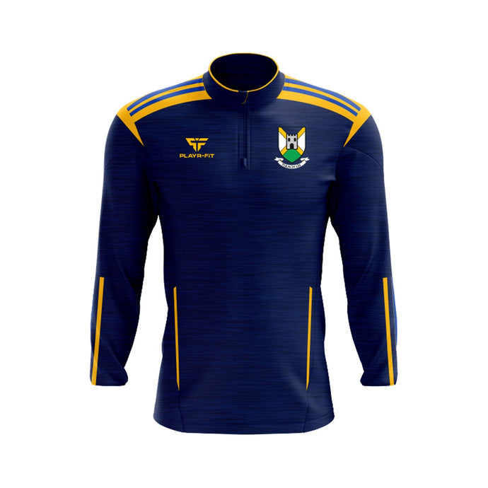 Tullylish GAC Midlayer (1/4 Zip) Adroit (Navy/YellowGold) - Adults